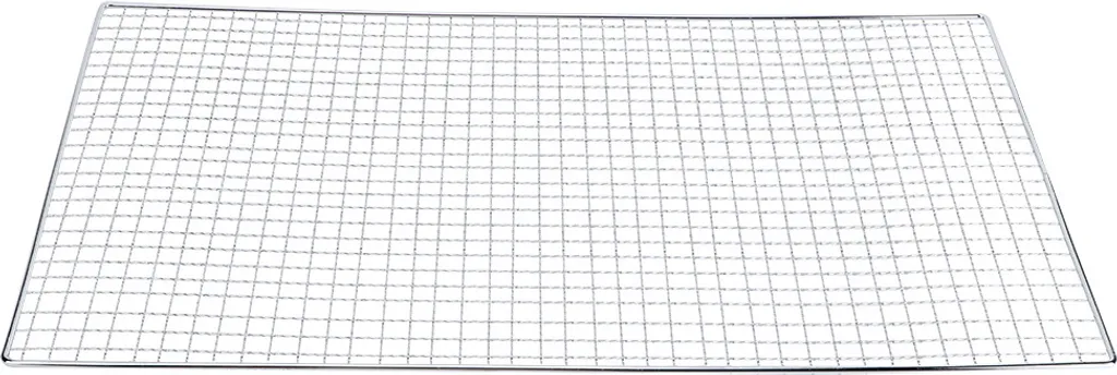 Grille de barbecue universelle en inox pour pique-nique et camping 50cm