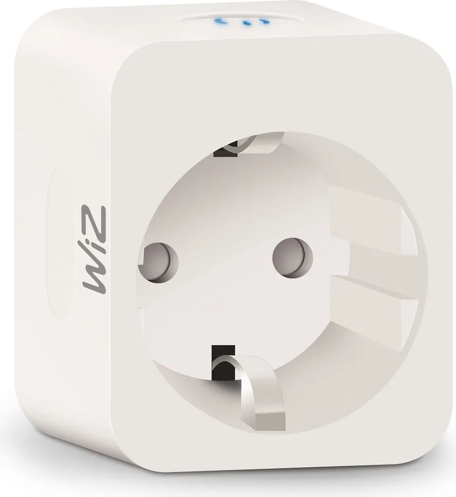WiZ 8719514552685 Presa Smart WiFi con Misuratore Consumo | Casa Bianca