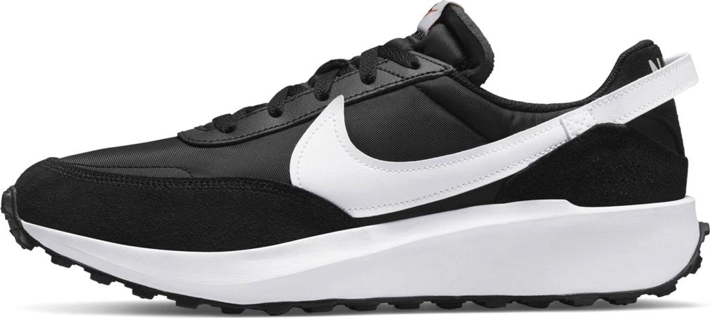 Nike Sneaker 'Waffle Debut' black/white-orange-clear, Herren:46 EU