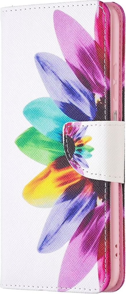 König Design Hülle kompatibel mit Samsung Galaxy A23 Kunstleder Handyhülle - Handy Case Sonnenblume