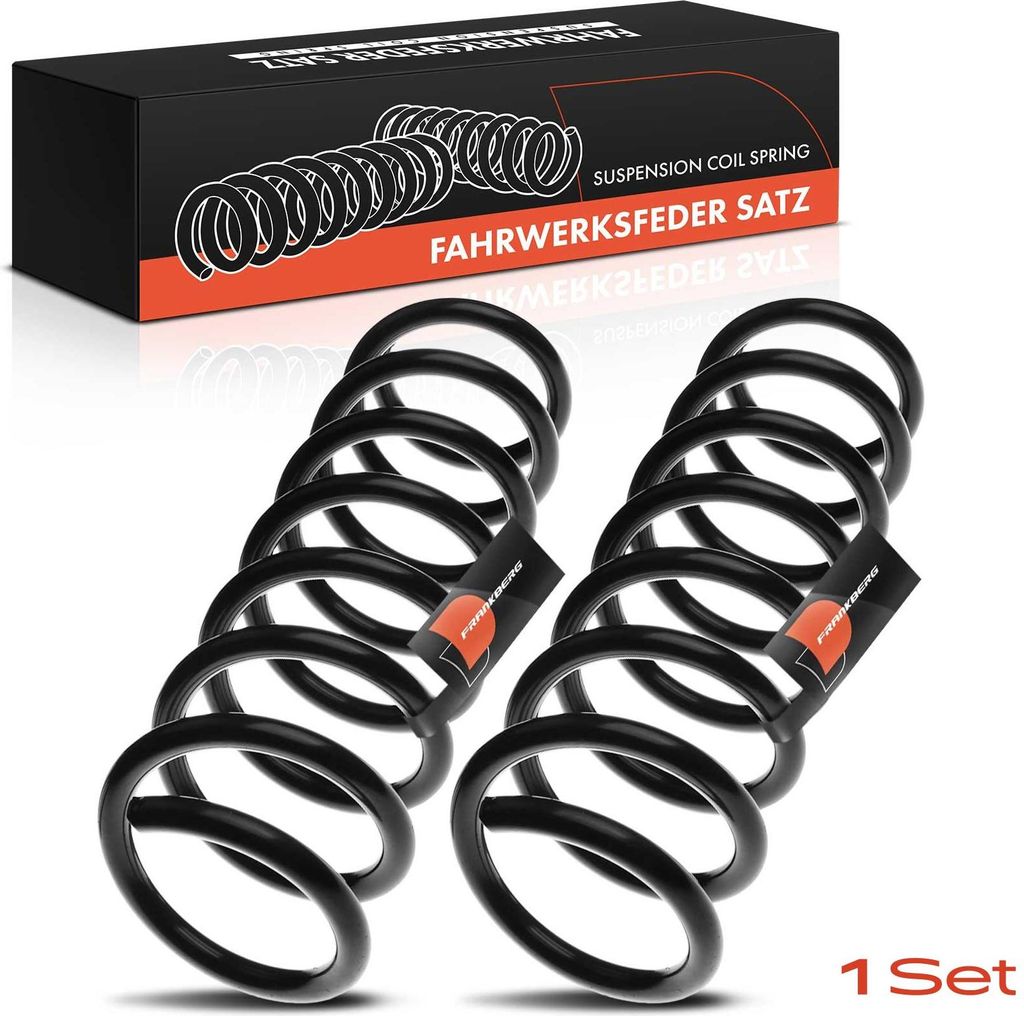 Frankberg 2x Fahrwerksfeder Hinterachse für BMW 5er E60 2.0L 2.2L 2.5L 3.0L 4.0L 4.4L 2001-2010