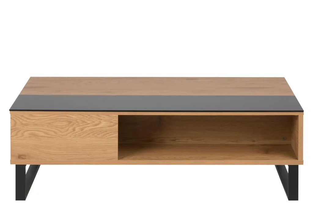 Table basse relevable gain de place pour optimiser un petit salon