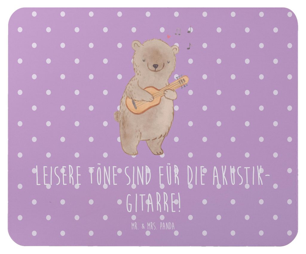 Mr. & Mrs. Panda Mouse Pad Akustik-Gitarre Magie - Lavendeltraum - Geschenk, Ton, Blues, mousematte, Lautstärke, Mauspad, elektrische Gitarre, lap...