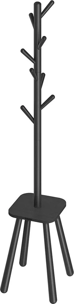 Appendiabiti Ingresso Moderno con Ripiano e 8 Ganci - Altezza 170 cm
