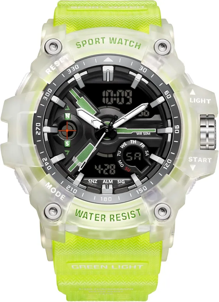 Orologi Militari da Uomo: Orologio Tattico Digitale Sportivo LED