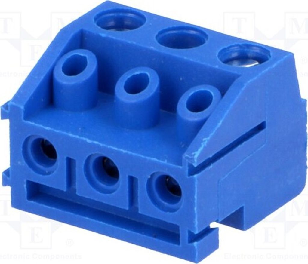 1x Klemmleiste abschaltbar 5mm Wege: 3 mit 90°-Winkel weiblich 320-031-12 Trennbare Kle