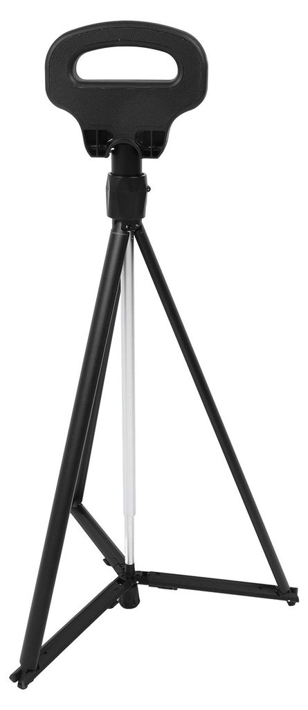 Gehstock mit klappbarem Stuhl, Tragkraft 150 kg, verstellbarer Gehstock, tragbarer Gehstock für Camping, Wandern und Reisen