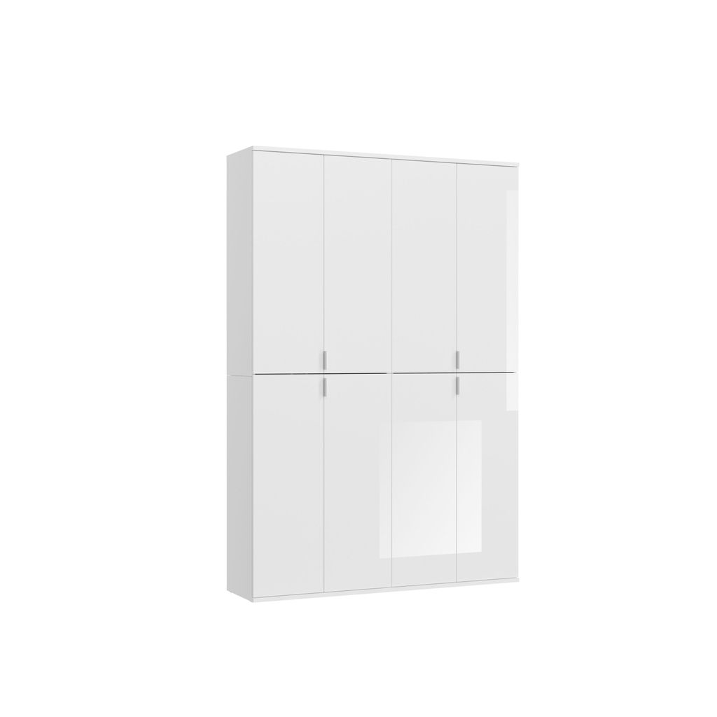 ProjektX armoire de rangement 8 portes blanche. Image du produit 