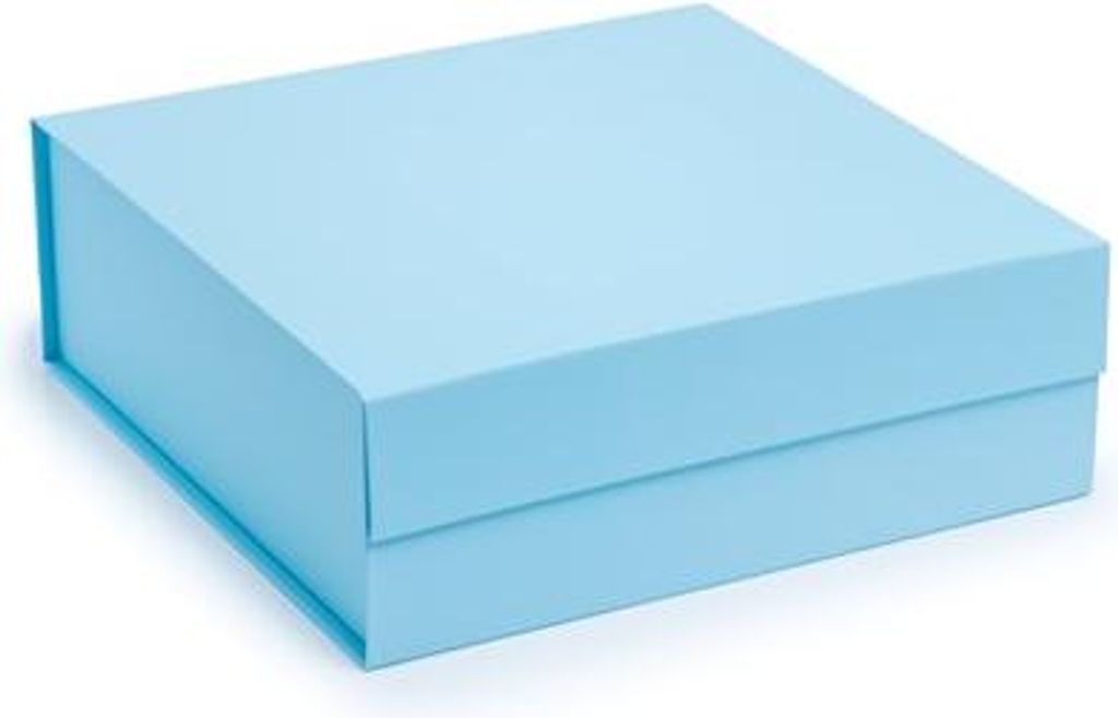 Magnetische Geschenkbox, blau, 330 x 330 x 115 mm Produktbild 