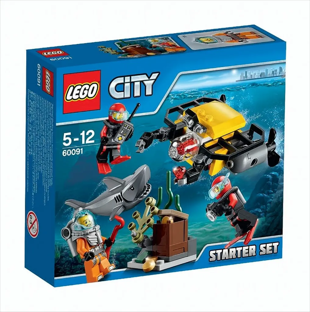 Pack LEGO City 60091 pour créer une aventure sous-marine complète