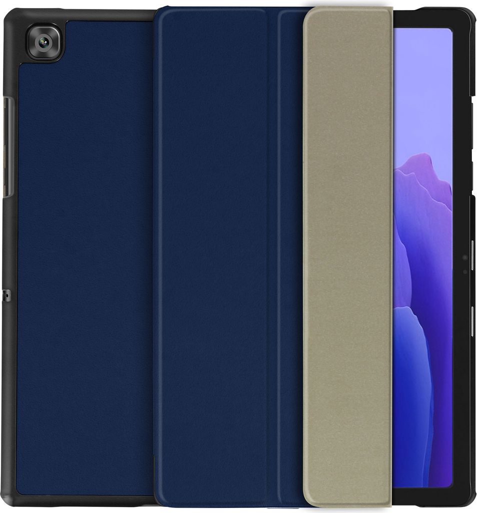 Flip Cover für Galaxy Tab A7 10.4 2020 Standcase Betrachter /Tippen – Dunkelblau