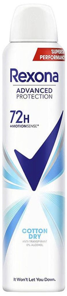 Rexona - Baumwolle Trocken 72h Deospray - 200 ml Produktbild 