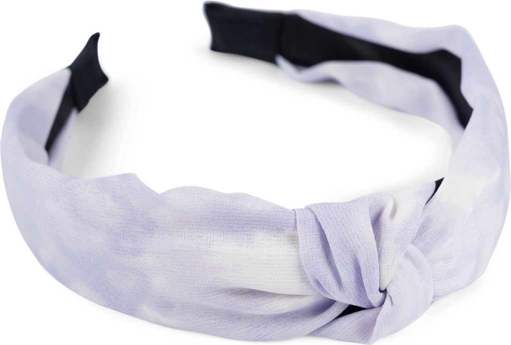 styleBREAKER Damen Stoff Haarreif mit buntem Batik Farbverlauf Muster, Twist Knoten, Headband, Haarschmuck 04027046