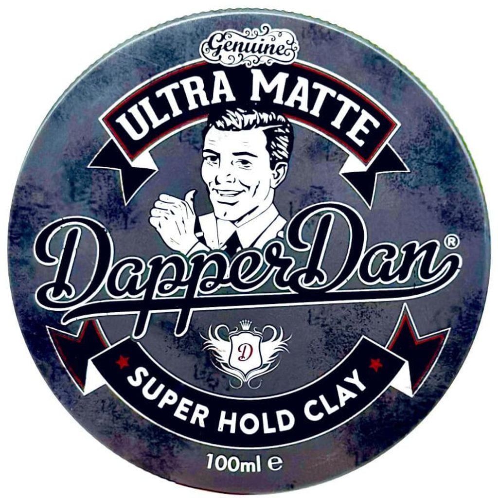 Dapper Dan Super Hold Clay, ultra matte, 100 ml Productafbeelding 