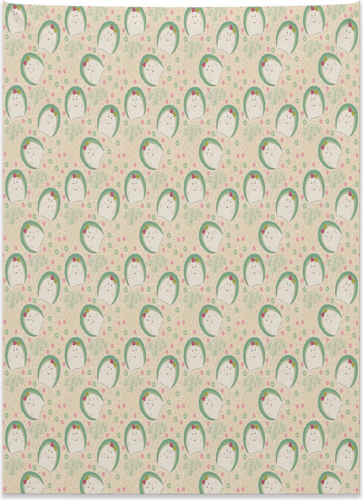 Abakuhaus Igel Wandteppich, Abstrakte Tierikonen aus Weiches Mikrofaser Stoff Kein Verblassen Klare Farben Waschbar, 110 x 150 cm, Mehrfarbig