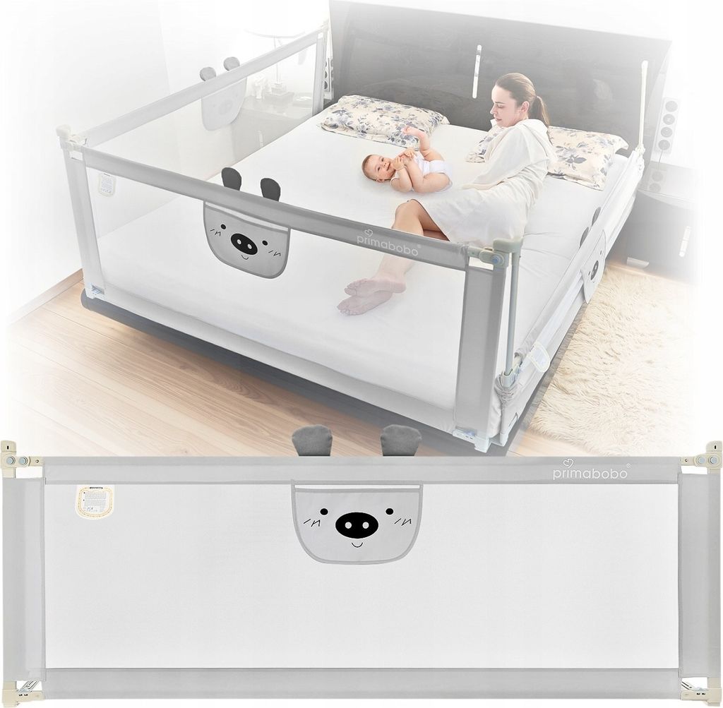 Primabobo Zábrana na postel MIŚ 200 cm, ochranná CE Obrázek produktu 