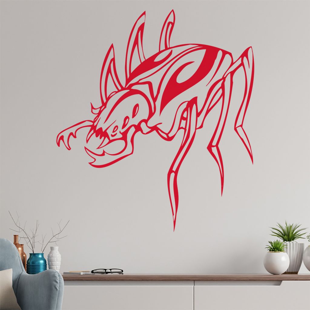 Riesen Käfer Wandtattoo in 6 Größen - Wandaufkleber Wall Sticker - Dekoration, Küche, Wohnzimmer, Schlafzimmer, Badezimmer