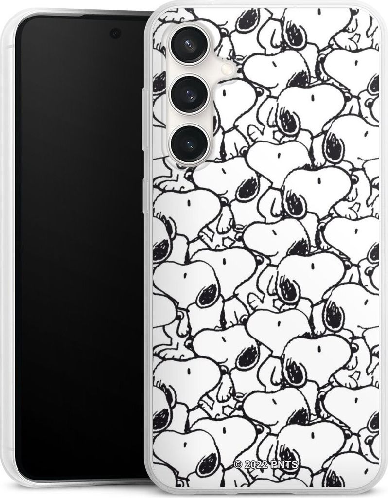 DeinDesign Slim Hülle für Samsung Galaxy S23 FE Silikon Case Ultra Dünn Handyhülle Muster Peanuts Snoopy