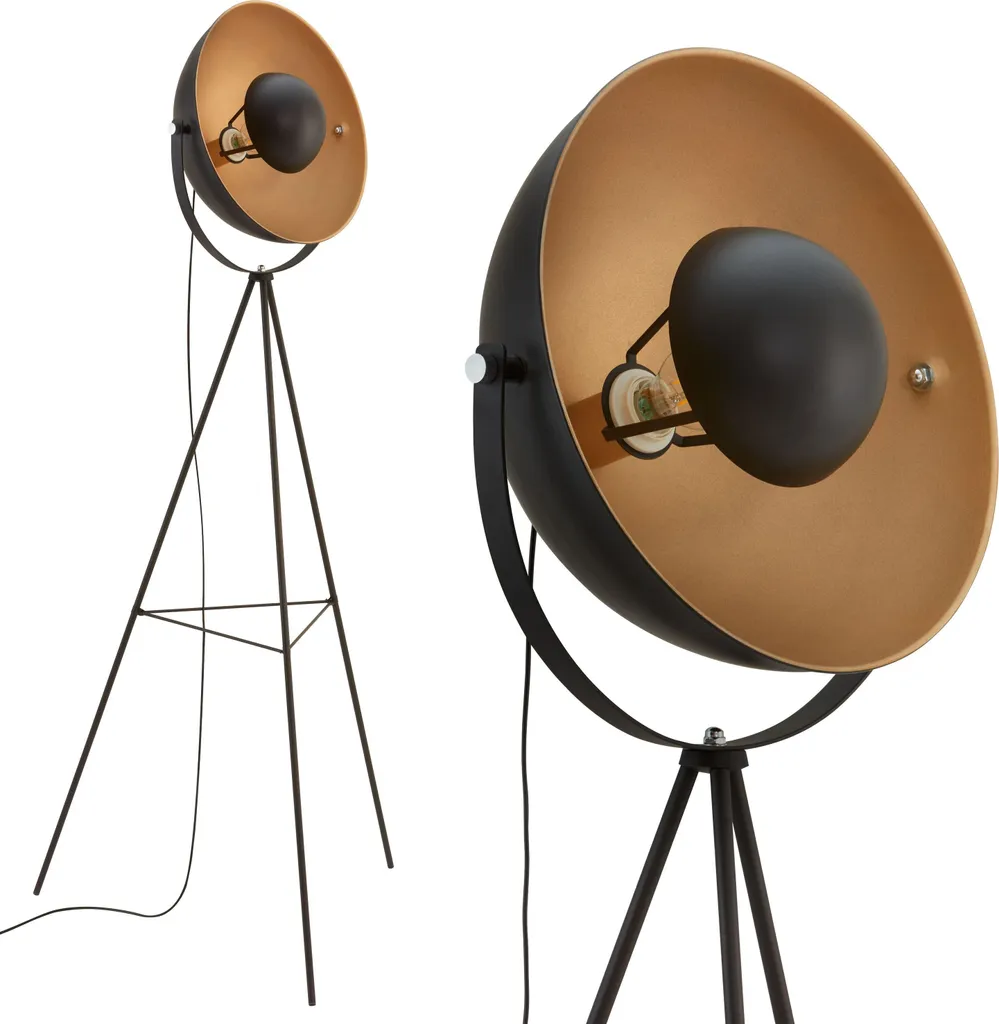 Lampada Industriale Metallo Briloner Sand 60W | Lampada Terra Retro Oro - 10