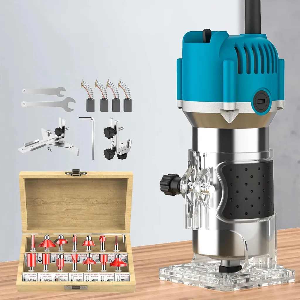 Défonceuse Électrique 800W Or - Finissez vos Rainures sans Éclats