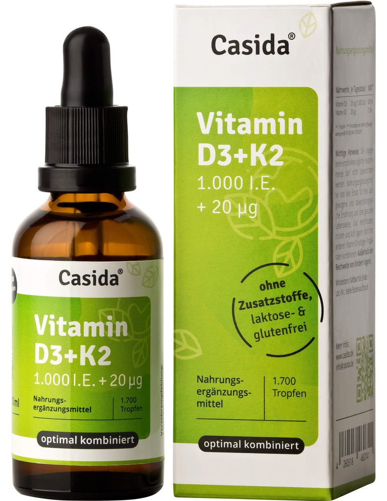 Vitamin D3 K2 Tropfen, 50 ml TRO