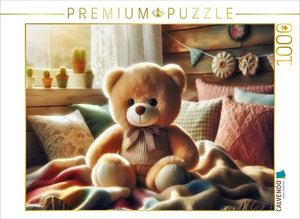 CALVENDO Puzzle Flausch dich frei. | 1000 Teile Lege-Größe 64x48cm Foto-Puzzle für glückliche Stunden