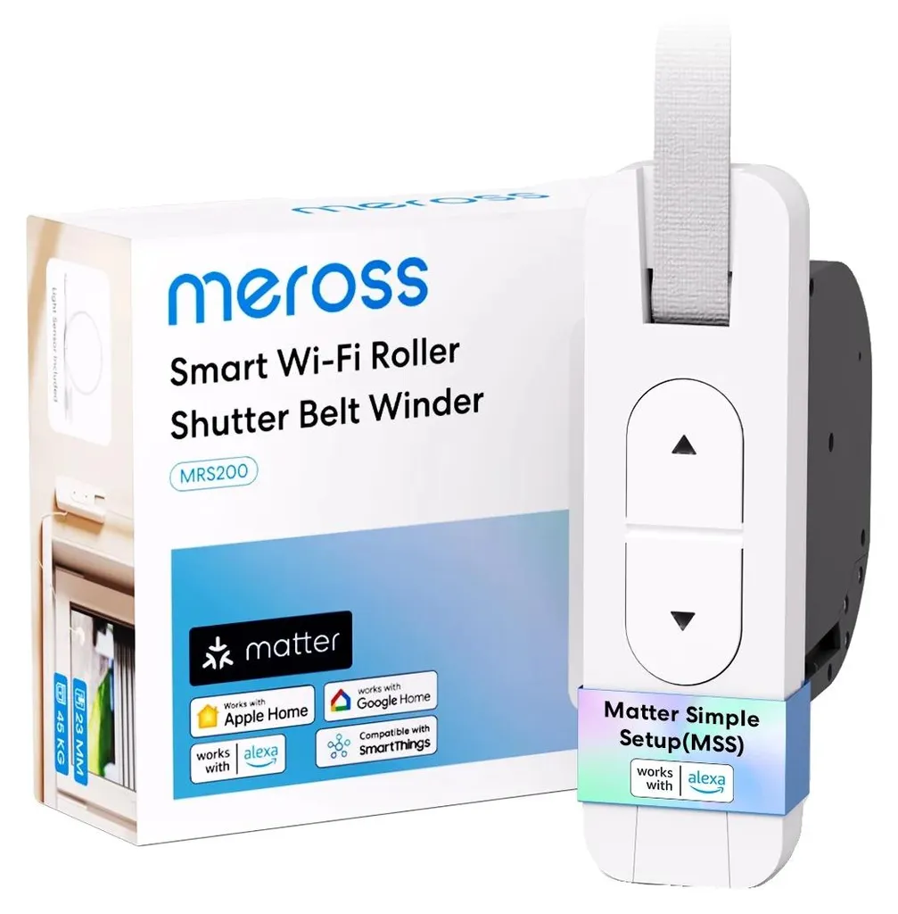 Volets roulants connectés avec capteur de luminosité et moteur 230V