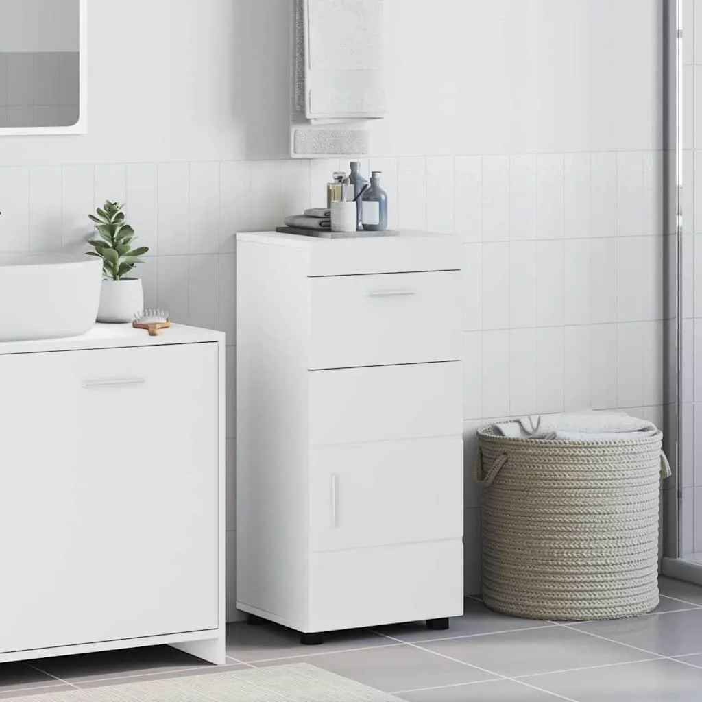 Maison Exclusive - Set di mobili da bagno con contenitore TULUM Bianco 37 x 31,5 x 82 cm