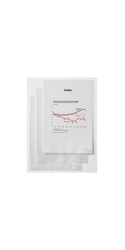 Hetzel Sichthülle 21673090 DIN A4 0,12mm PP glasklar 50 Produktbild 