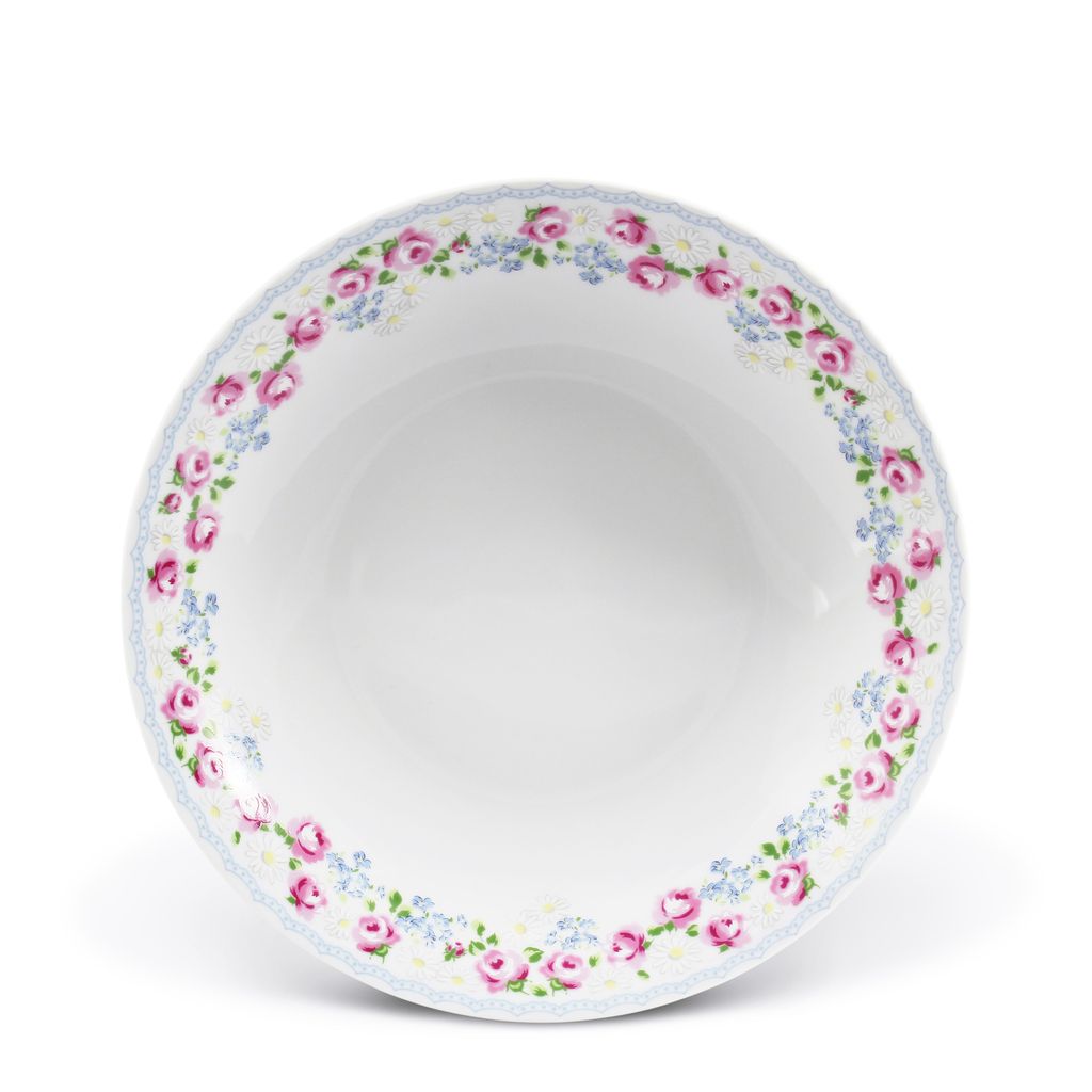 Talerz głęboki, 22 cm, RoseLine, kwiaty, Leander, czeska Zdjęcie produktu 