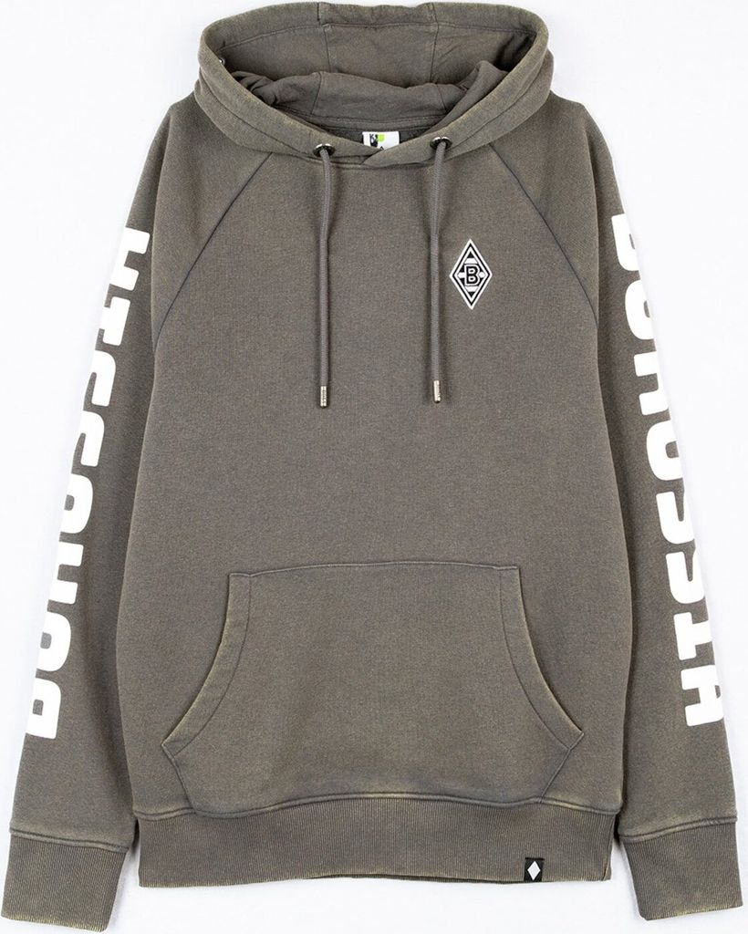 VfL Borussia Mönchengladbach BMG Uni Hoodie in verwaschener Produktbild 