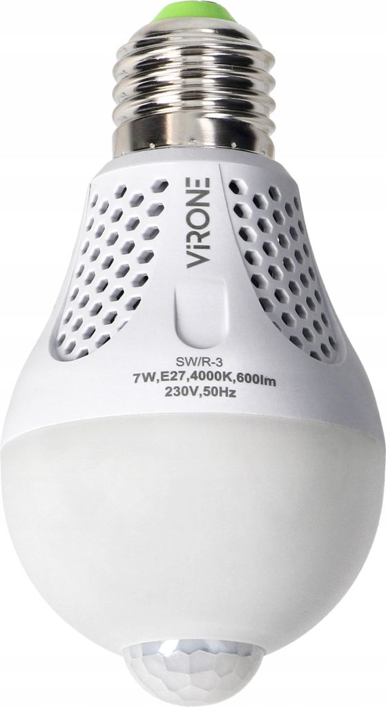 Virone, LED-lamp E27 - 7W - Neutraal wit, 4000K - Met Productafbeelding 