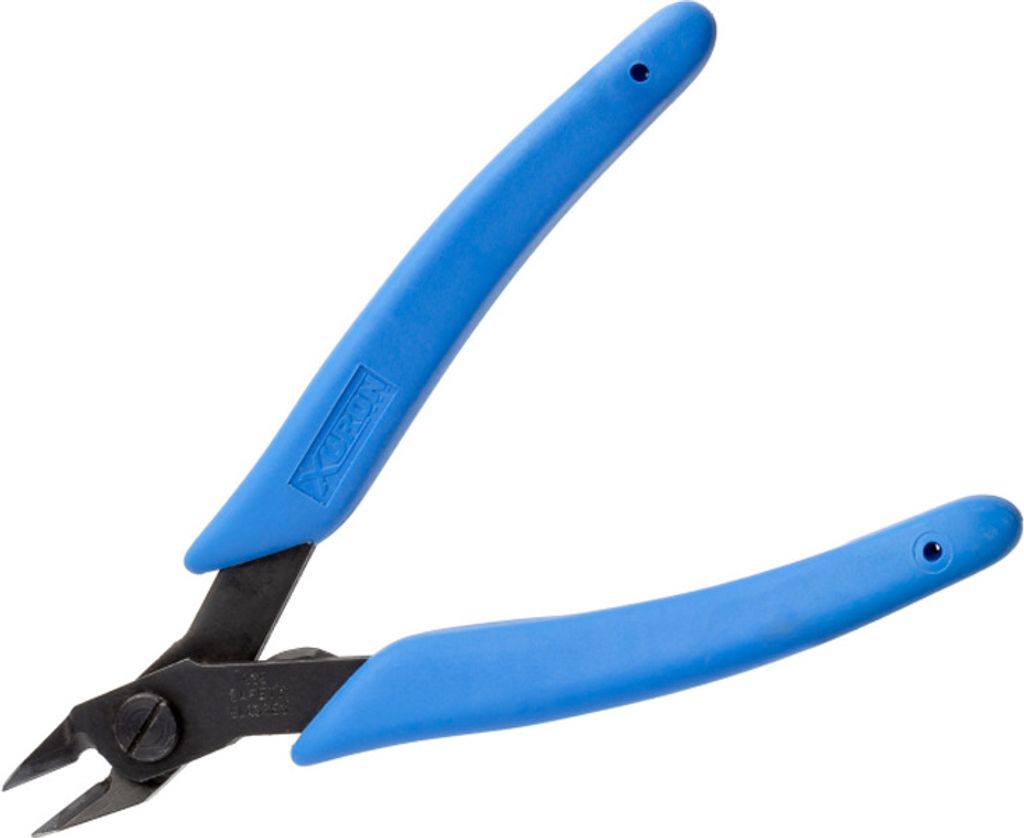 Krick Xuron Micro-Shear Zange gekröpft flach