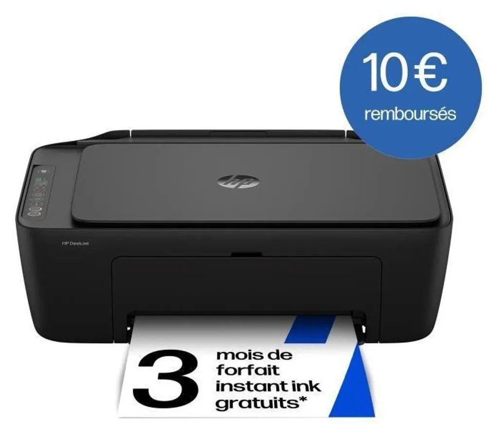 Imprimante multifonction couleur HP DeskJet 2910 Tout-en-un Wi-Fi Gris