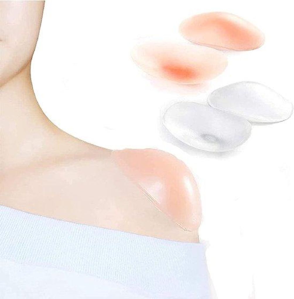 Schulterstützen für Damen - Off-the-shoulder-Design - Antislip - Weich - Herstellbar - Verstärkt - Wasbar - Rosa, Transluzent Rosa