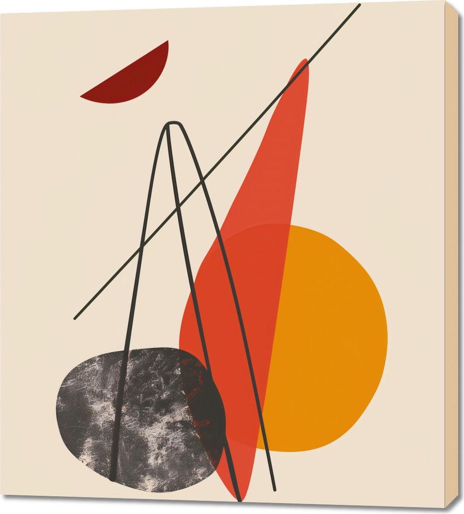 Bild 90x100cm Harmonische Form