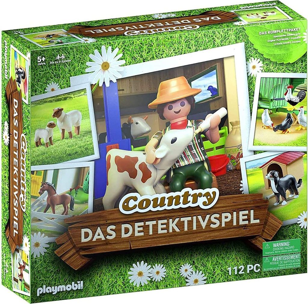 PLAYMOBIL 70763 - Country - Das Detektivspiel, Produktbild 