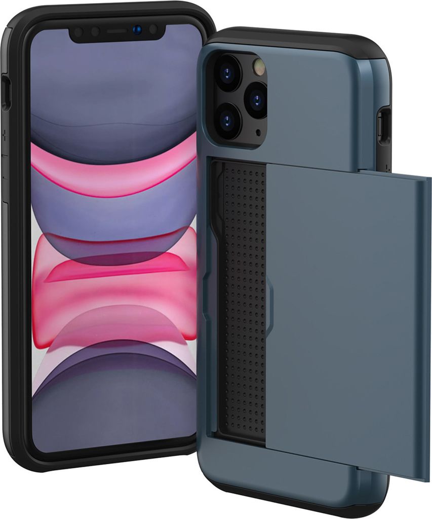 imoshion Backcover mit Kartenfach iPhone 11 Pro - Dunkelblau