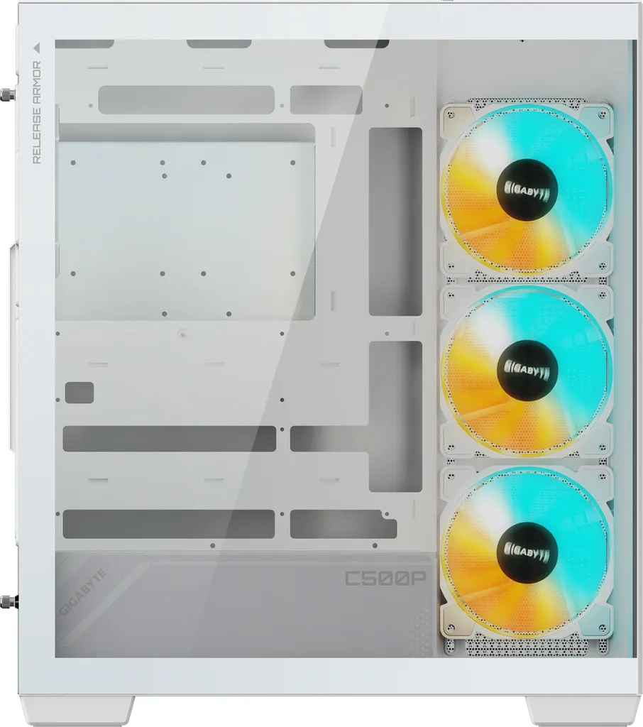 Boîtier PC silencieux GIGABYTE C500 PANORAMIC pour configuration gaming