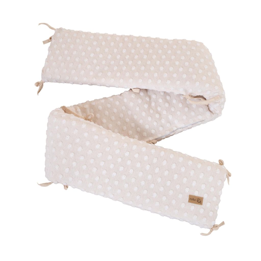 roba Baby Nestchen Frosty Almond - Baumwolle - Organic Content Standard (OCS) & Standard 100 - Beige