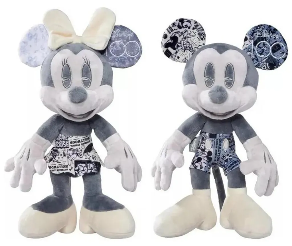 Peluches Disney Mickey et Minnie : Jouets Doux pour Garçon et Fille