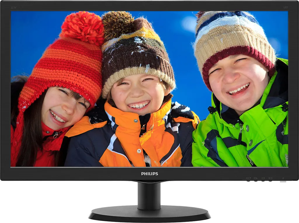Écran de Bureau Philips 223V5LHSB2 Idéal pour Télétravail et Multimédia - 2