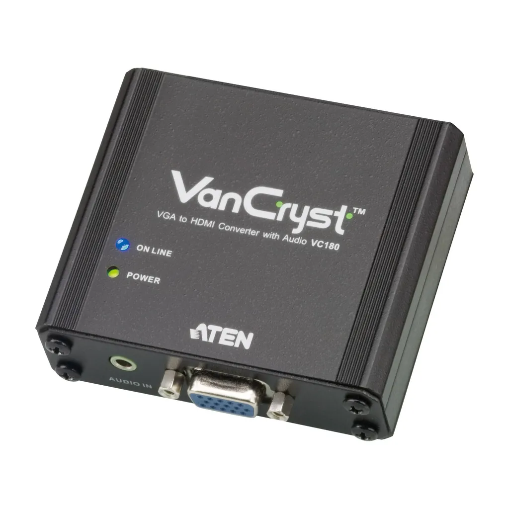 Adattatore Aten VC180 VGA con Audio a HDMI | Collegamento Facile TV