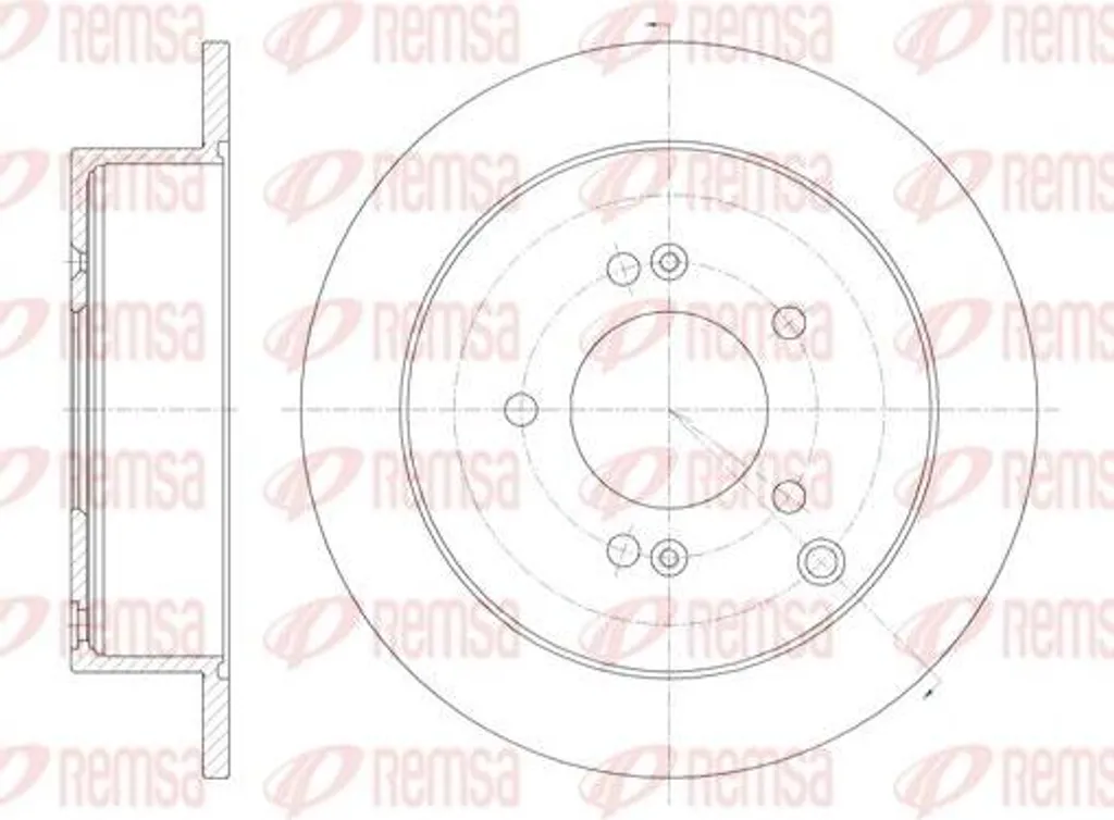 Disque de frein anti-vibration pour supprimer les sifflements iX35