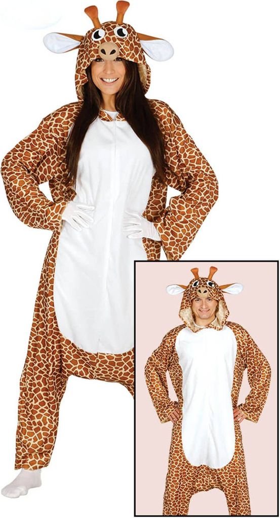 Guirca- Disfraz adulta pijama jirafa, Talla 38-40 (84966.0) Produktbild 