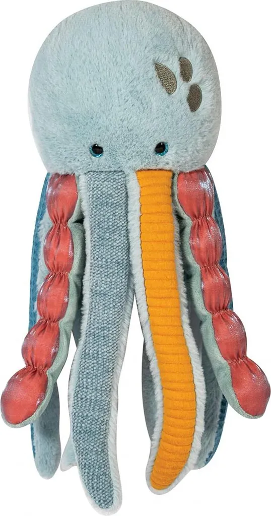Peluche Méduse 40 cm Histoire d'Ours Ultra Douce aux Longs Tentacules