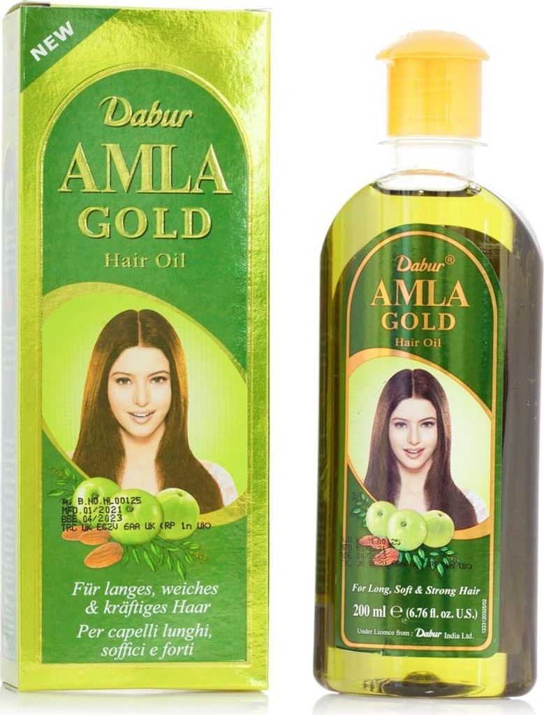 Dabur Amla Gold Hair Oil 200ml ayurvedisches Haaröl Produktbild 