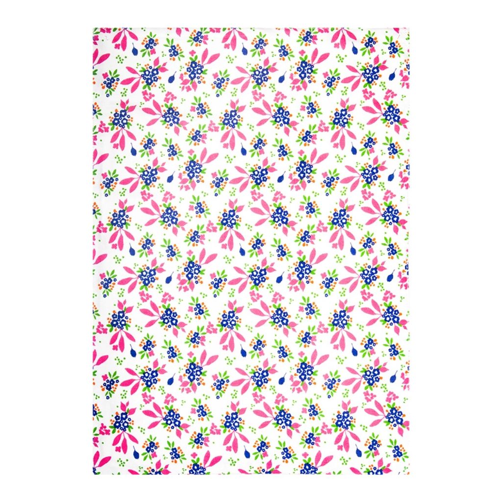 Kitsch Kitchen - Geschirrtuch - Mercado de Flores, Blue - 50 x 70cm
