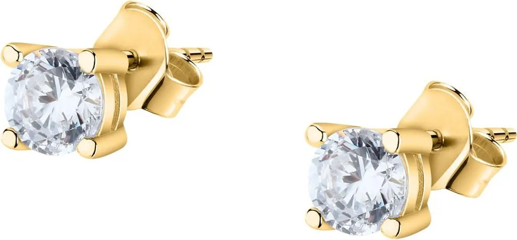 Orecchini Argento 925 Oro Zirconi LPS01AWV13 | Tendenza Minimal 2026
