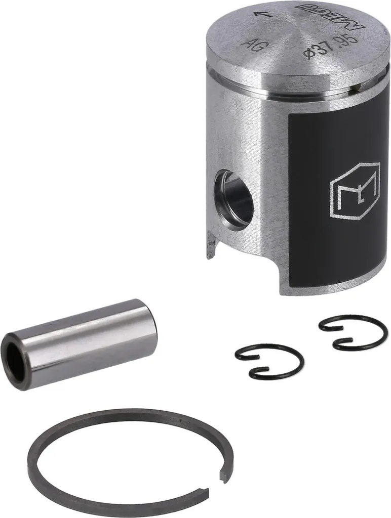 Piston 37.95mm pour Réparation Moteur MS50 avec Douille Fonte Grise